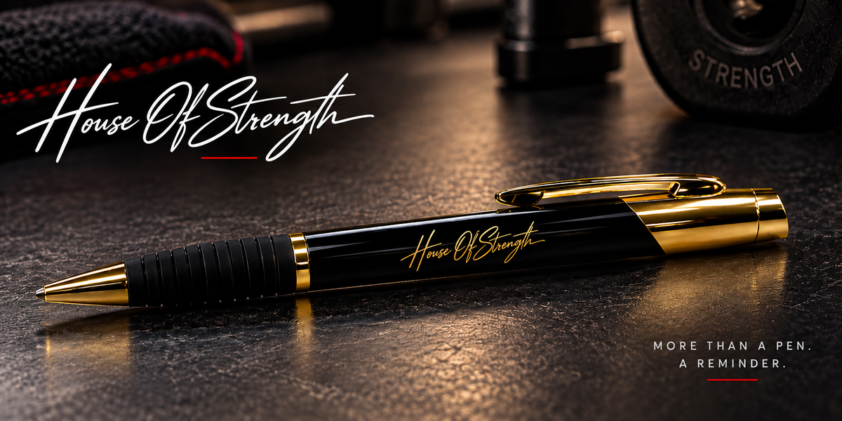 HOS Engravable Brass Ballpoint Pen with Grip