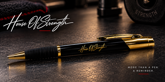 HOS Engravable Brass Ballpoint Pen with Grip