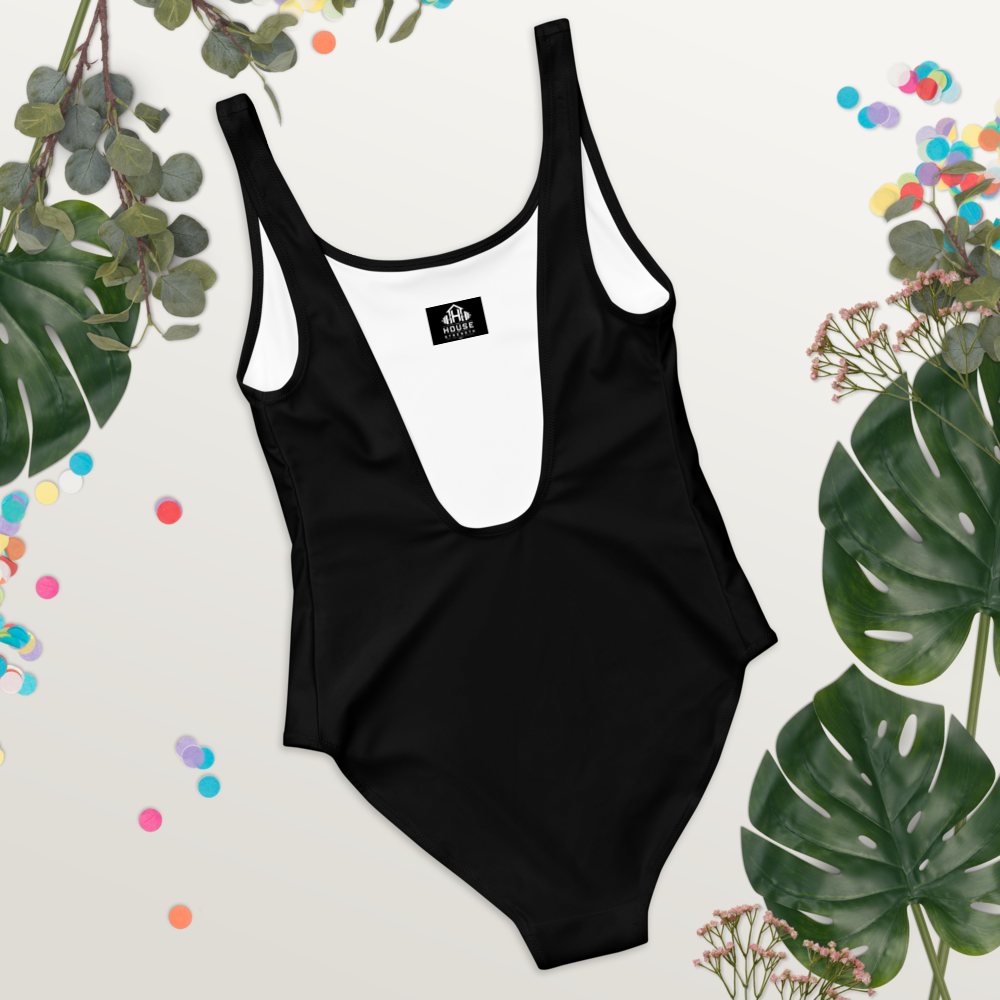 One-Piece Swimsuit "Black" 094